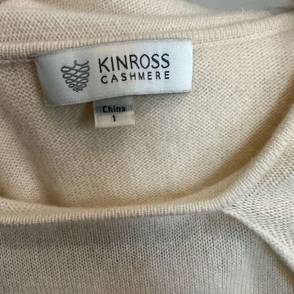 Kinross Cashmere Sweater with Scarf/Wrap - Picture 3 of 3
